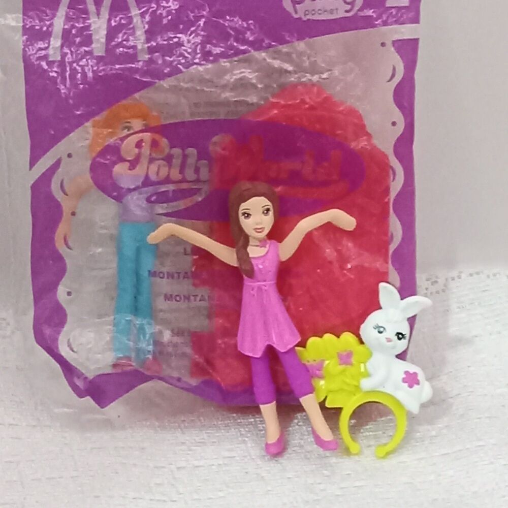 McDonald’s Polly Pocket Lea & Lila Mini Figure Two Dolls 2006-8 Series